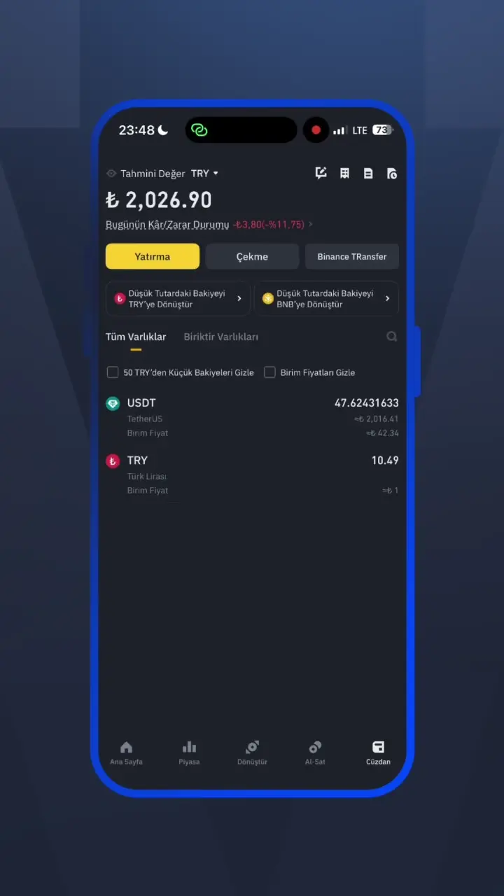 Binance Global Transfer